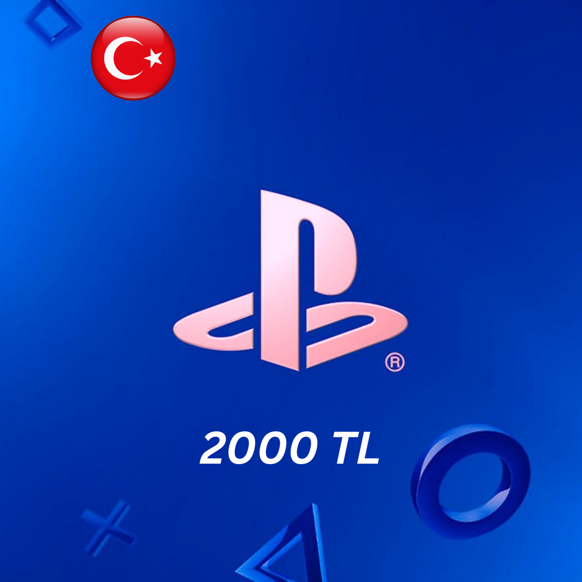 PSN Gift Card 2000 Лир (Турция)